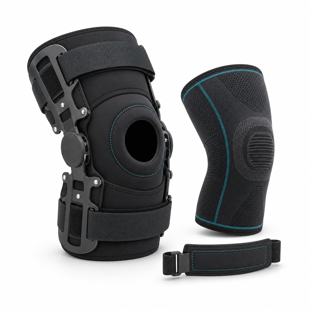 Knee Braces and Compression Supports product render